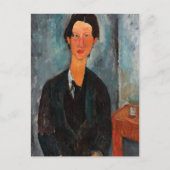 Chaim Soutine von Amedeo Modigliani Postkarte (Vorderseite)