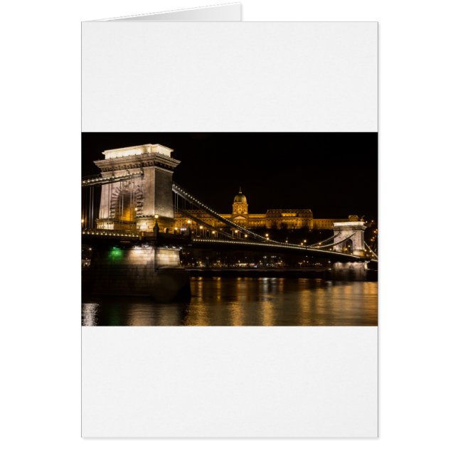 Chain Bridge with Buda Castle Hungary Budapest (Vorne)