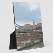 Chain Bridge with Buda Castle Hungary Budapest Fotoplatte (Seite)