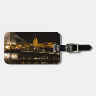 Chain Bridge with Buda Castle Hungary Budapest Gepäckanhänger