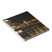 Chain Bridge with Buda Castle Hungary Budapest Notizblock (angewinkelt)