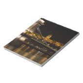 Chain Bridge with Buda Castle Hungary Budapest Notizblock (Rotiert)