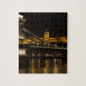 Chain Bridge with Buda Castle Hungary Budapest Puzzle (Vertikal)