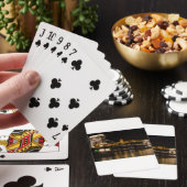 Chain Bridge with Buda Castle Hungary Budapest Spielkarten (In Situ)