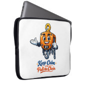 Chain Hoist Mascot Keep Calm Laptop Sleeve (Vorne Rechts)