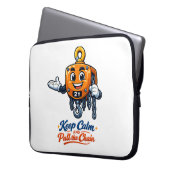 Chain Hoist Mascot Keep Calm Laptop Sleeve (Vorderseite Links)