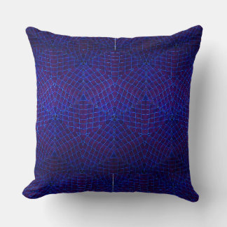 Chain Link Blue 20x20 Throw Kissen