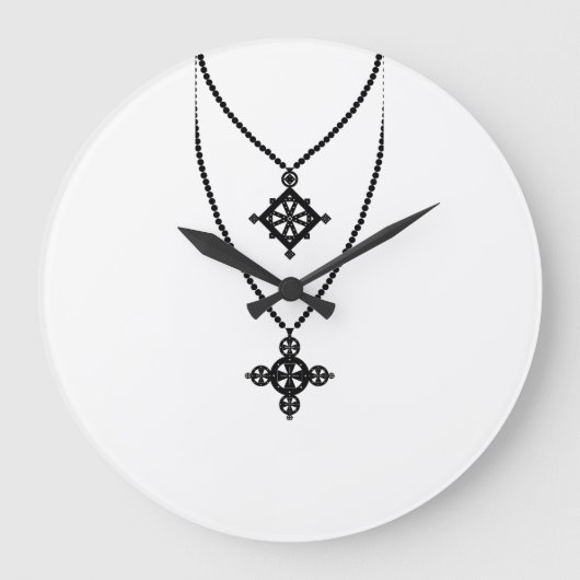 Chain & Pendant Große Wanduhr (Vorderseite)