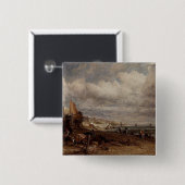 Chain Pier in Brighton von John Constable Button (Vorne & Hinten)