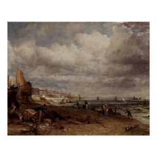 Chain Pier in Brighton von John Constable Poster