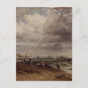 Chain Pier in Brighton von John Constable Postkarte