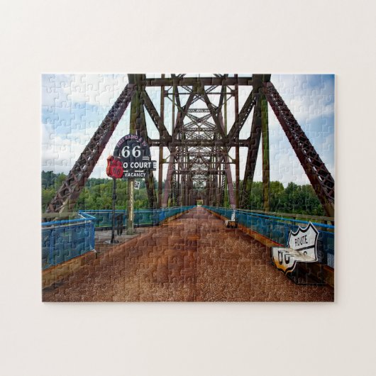 Chain Rocks Bridge Missouri. Puzzle (Horizontal)