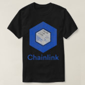 Chainlink Coin, dezentralisiertes Oracle, DeFi Blo T-Shirt (Design vorne)