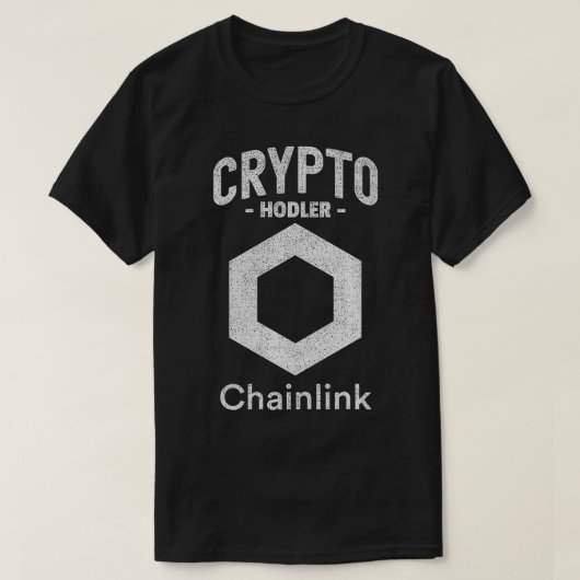 Chainlink Crypto HODLER, Oracle Network, Altcoin, T-Shirt (Design vorne)