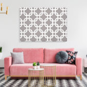 Chainlink Leinwanddruck (Insitu (Wohnzimmer))
