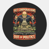 Chains of Influence Runder Aufkleber (Vorderseite)