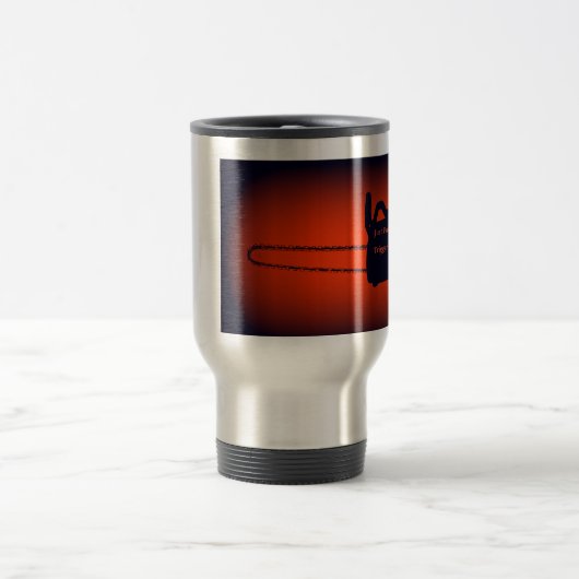 Chainsaw Art Reisebecher (Mittel)