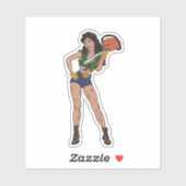 Chainsaw Betty Vinyl Sticker wetgerproof (Blatt)