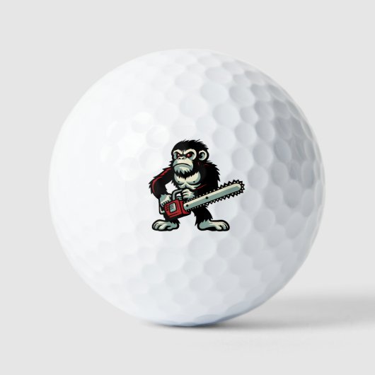 Chainsaw Chimp Golfball (Vorderseite)