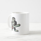 Chainsaw Chimp Kaffeetasse (Vorderseite Links)
