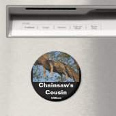 Chainsaw-Cousin Magnet (In Situ (Geschirrspüler))