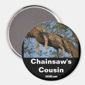 Chainsaw-Cousin Magnet (Vorderseite/Rückseite)
