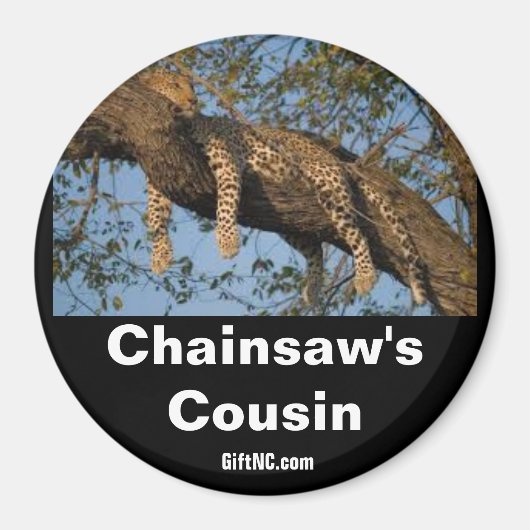 Chainsaw-Cousin Magnet (Vorne)