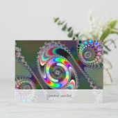 Chainsaw - Fraktal Einladung (Stehend Vorderseite)