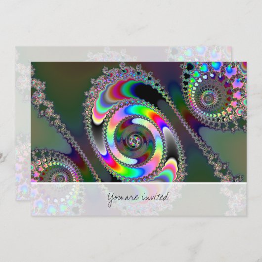 Chainsaw - Fraktal Einladung (Vorne/Hinten)