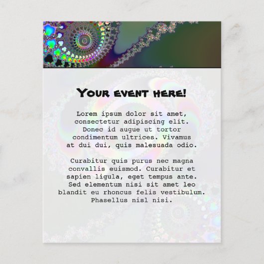 Chainsaw - Fraktal Flyer (Vorne)