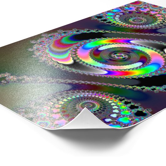 Chainsaw - Fraktal Fotodruck (Ecke)