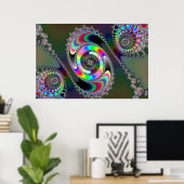 Chainsaw - Fraktal Poster (Heimbüro)