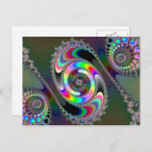 Chainsaw - Fraktal Postkarte (Vorne/Hinten)