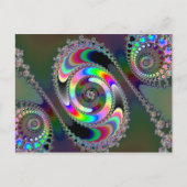 Chainsaw - Fraktal Postkarte (Vorderseite)