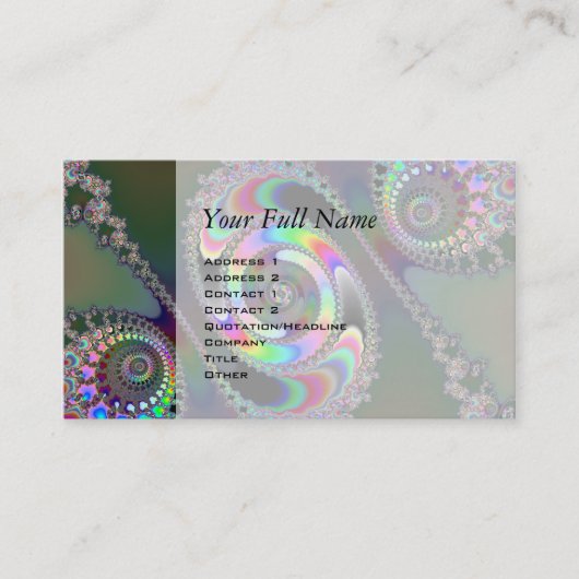 Chainsaw - Fraktal Visitenkarte (Vorderseite)