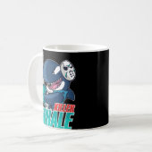 Chainsaw Killer Whale Kostüm Spaß Orca Halloween Kaffeetasse (Vorderseite Links)