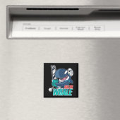 Chainsaw Killer Whale Kostüm Spaß Orca Halloween Magnet (In Situ (Geschirrspüler))