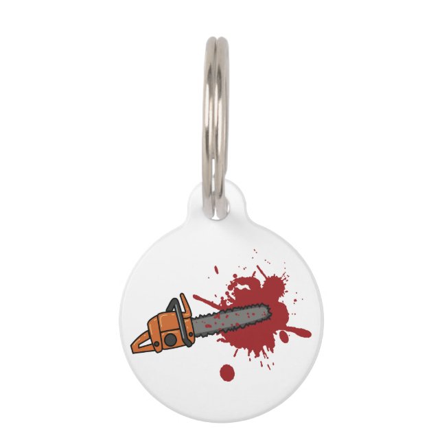 Chainsaw-Massaker Haustiermarke (Vorderseite)