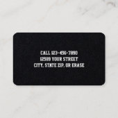 Chainsaw Master Premium Visitenkarte (Rückseite)