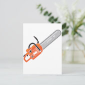 ChainSaw.pdf Postkarte (Stehend Vorderseite)