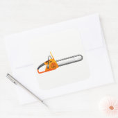 Chainsaw Quadratischer Aufkleber (Umschlag)