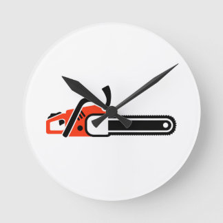 Chainsaw Runde Wanduhr
