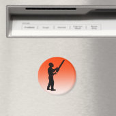 Chainsaw Tree Surgeon Magnet (In Situ (Geschirrspüler))