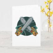 Chainsaws Karte (Gelbe Blume)