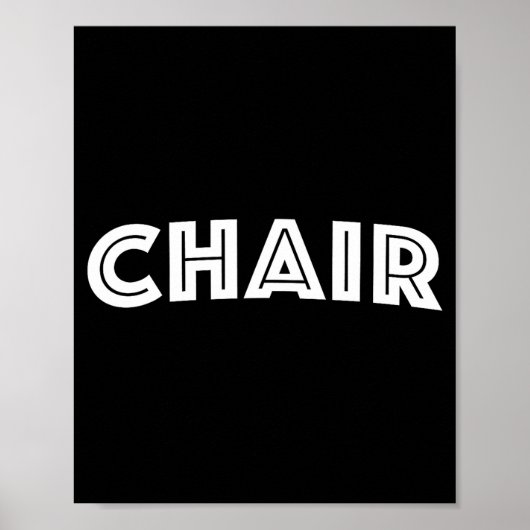 Chair  poster (Vorne)