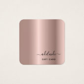 Chair Stylist Rose Gold Schönheitssalon Geschenkka (Vorderseite)