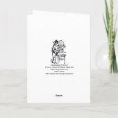 Chairmaker Gebäude Future Happy Vatertag Karte (Rückseite)