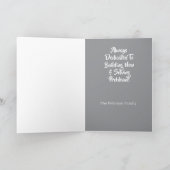 Chairmaker Gebäude Future Happy Vatertag Karte (Innenseite)