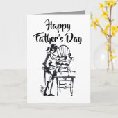 Chairmaker Gebäude Future Happy Vatertag Karte (Gelbe Blume)