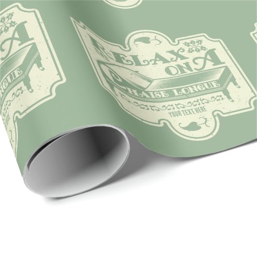 Chaise Longue Geschenkpapier (Rolleneckpunkt)